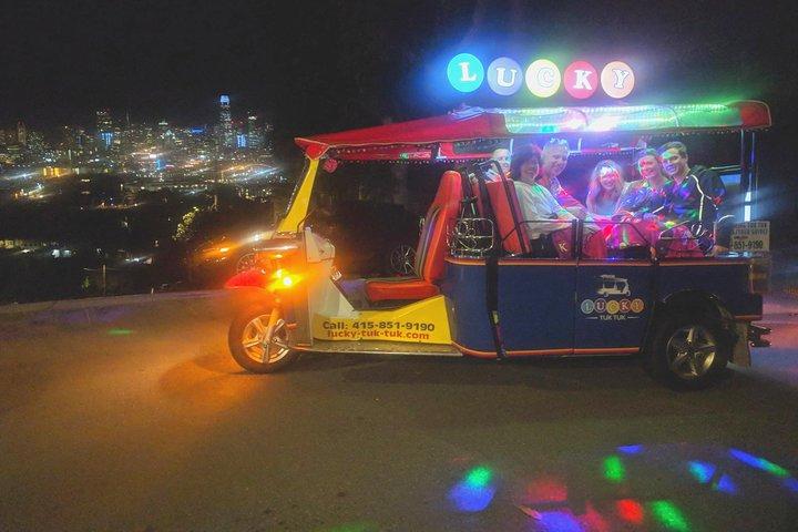 Private San Francisco Sunset or Night Tour Lucky Tuk Tuk (máx 6)