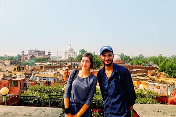 Taj Mahal und Agra Fort Private Sunrise Ganztagestour mit Tuk-Tuk