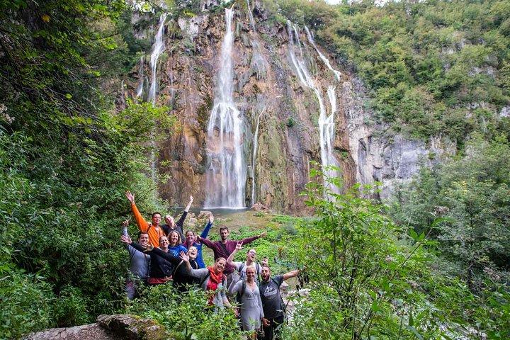 Transfer - tour van Zagreb (Luchthaven) naar Split via Plitvice Meren