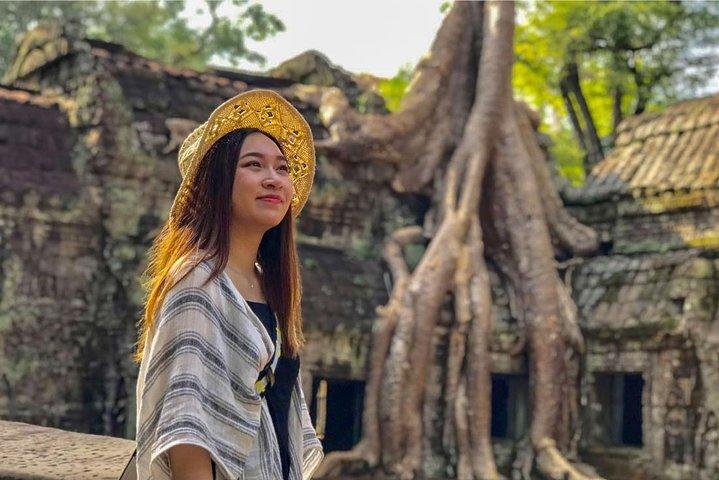 Lille gruppe: Angkor Wat-tur med solnedgang
