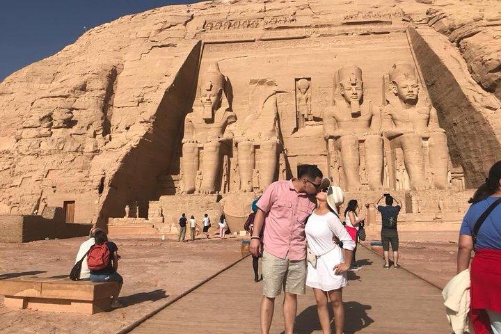 Il meglio del tour storico dell'Egitto 8 giorni Cairo e crociera sul Nilo e voli Abu Simbel inc