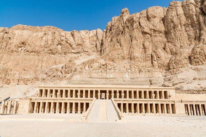 Private Half Day West Bank Tour naar Valley of the Kings Hatshepsut en Memnon
