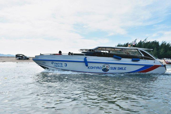Phuket a Koh Yao Yai por Koh Yao Sun Smile Speed Boat