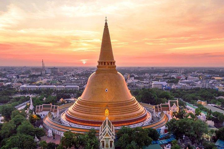 Excursão de um dia em Bangkok: Mercado Ferroviário, Mercado Flutuante e Nakhon Pathom