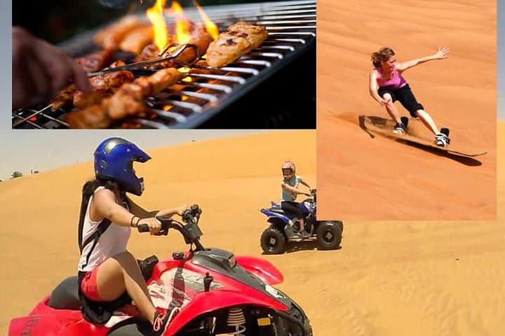 Evening Safari with Quad Bike, Camel Riding, BBQ Dinner and Dune Bashing