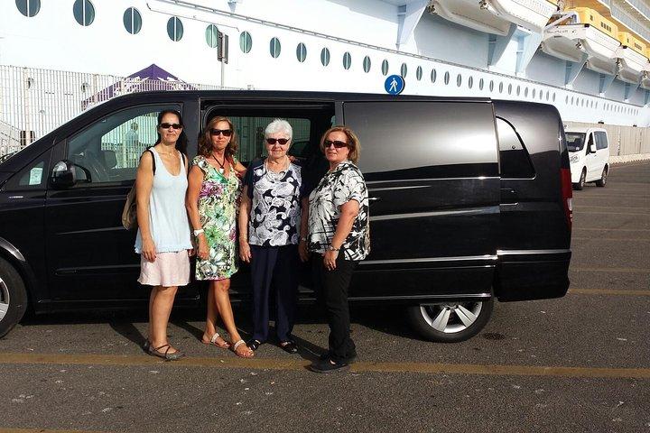 Privat transfer Civitavecchia Port till Rom eller FCO Luxury Vehicle