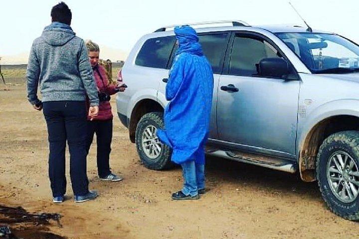 3 horas en 4x4 en el desierto de Merzouga, visita nómadas, música Gnawa.
