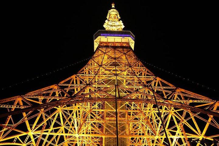 Tokyo City Night View Tour mit einheimischem japanischen Fahrer