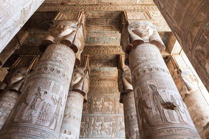 Excursion privée d'une journée au temple Dendera Hathor et au temple Abydos Seti I