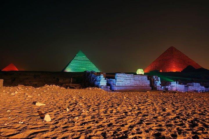 Giza Pyramids & Sphinx Sound - Show de Luz Cairo