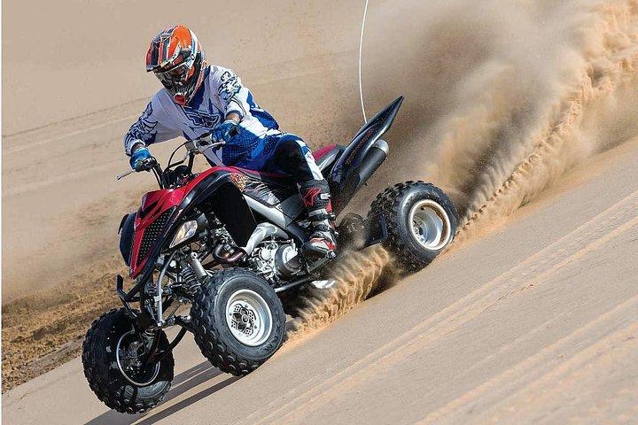 カタール砂丘バッシングサファリ、キャメル、サーフィン、クワッドバイク（オプション）