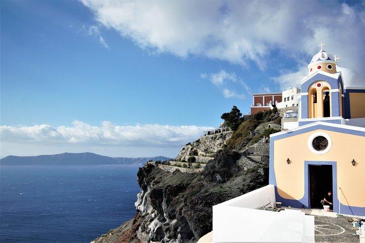Tour privado de medio día para grupos en Santorini