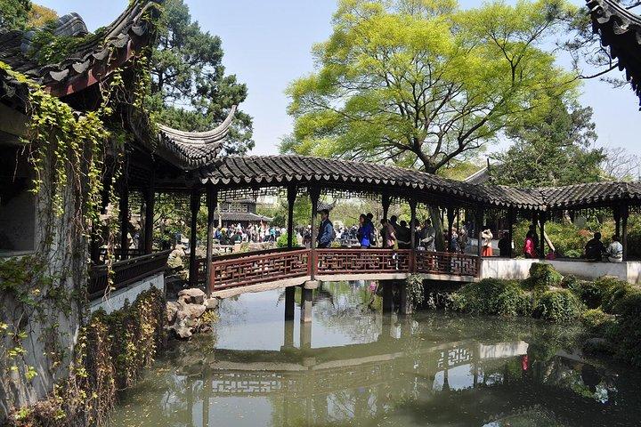 Privé Suzhou-dagtour van Shanghai naar klassieke tuinen en Tongli Water Town