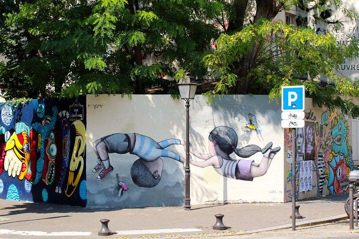 Paris Street Art på Butte-aux-Cailles