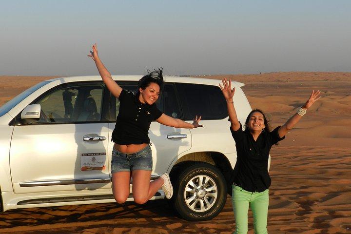 Morning Red Dunes Desert Safari With Camel Ride And Sand Boarding