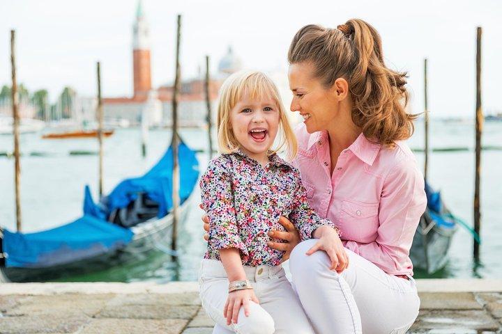 Excursión privada de Venecia para familias con paseo en góndola