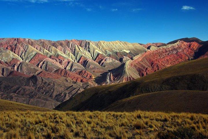 Hornocal, 14 Farben Berg, durch Humahuaca-Schlucht