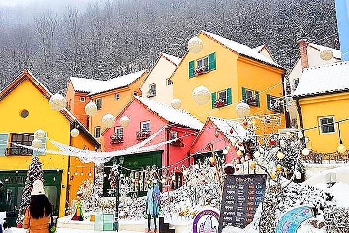 Excursión privada de invierno de 3 días a Corea a Nami, Ski Resort y Ice Fishing Festival