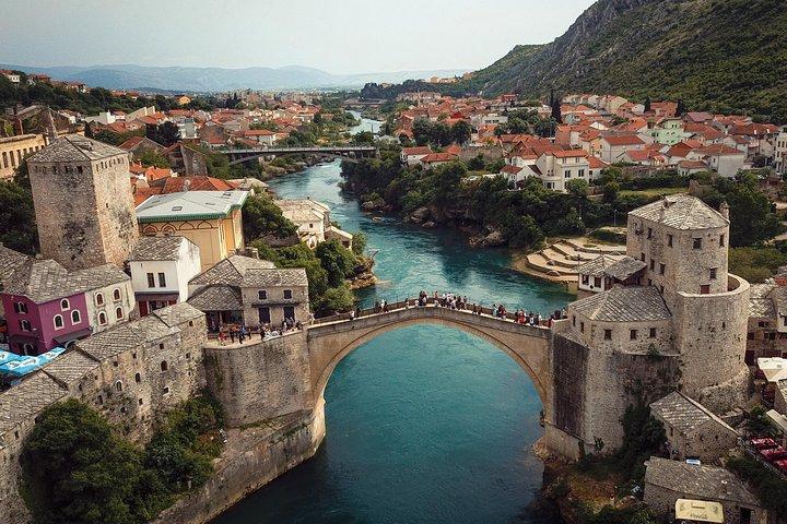 Mostar en Kravice watervallen dagtour met gids vanuit Omiš