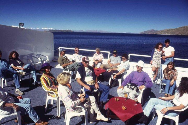 Titicaca Meer en Sun Island Catamarancruise per nacht vanuit Puno