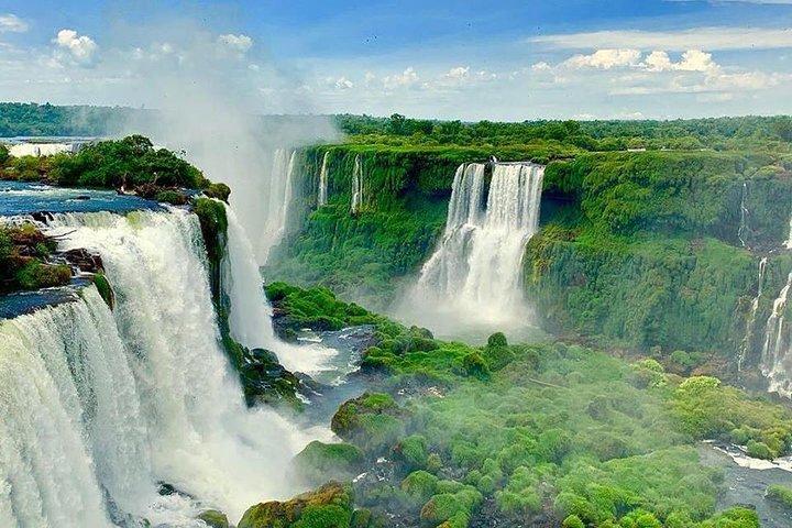 Flygplats IGU Round Trip & Iguassu Falls Brasilien och Macuco Safari