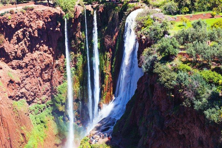 Excursion d'une journée à Marrakech aux cascades d'Ouzoud