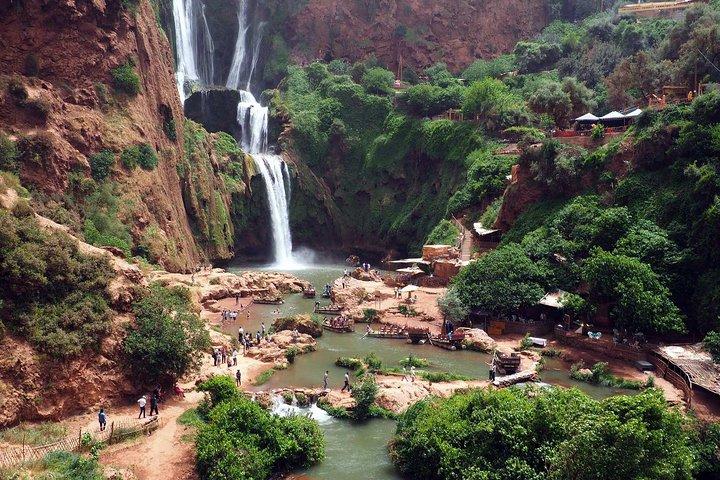 Excursion d'une journée à Marrakech aux cascades d'Ouzoud
