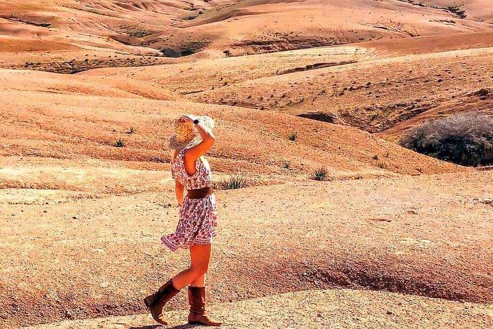 Agafay Desert Adventure: Camel Ride, Quad Biking & Sunset Views.