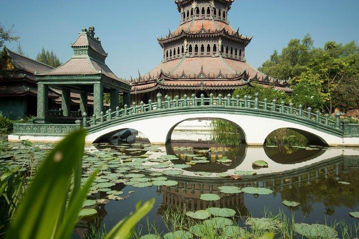 Día en la ciudad antigua de Bangkok con guía de habla francesa