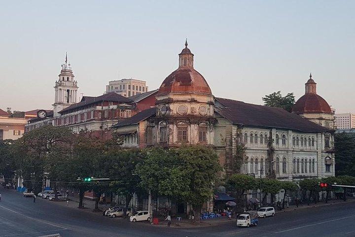 Patrimonio de Yangon: comida y recorrido a pie