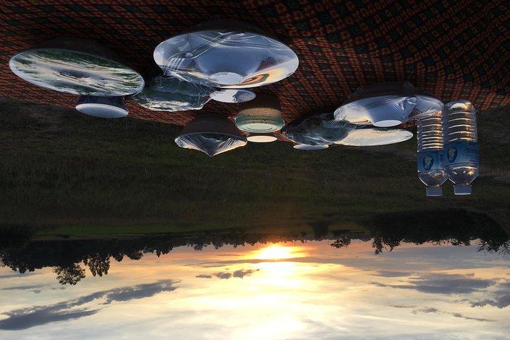 Cena al atardecer en Rice Paddy Fields
