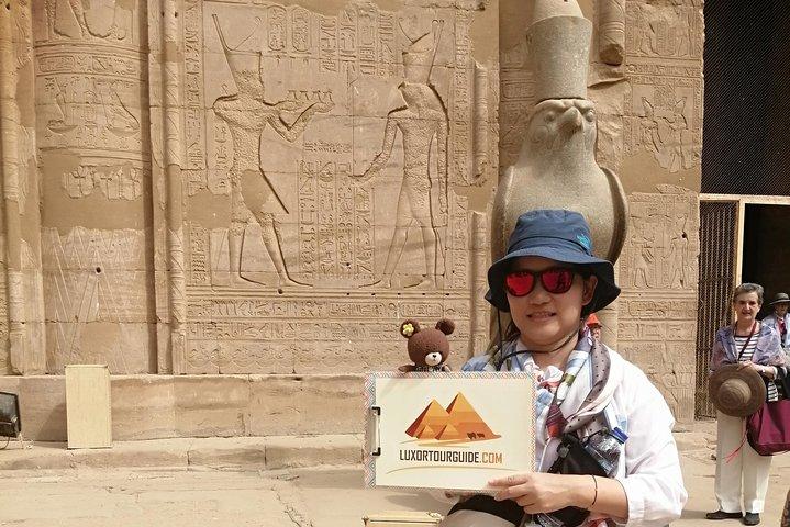 Excursión de un día a los templos de Edfu y Kom Ombo desde Luxor y regreso a Asuán o Luxor