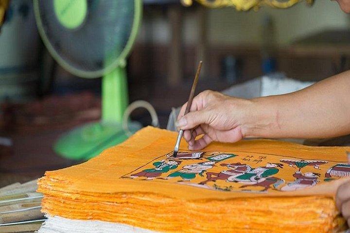 Dong Ho Paint Traditioneel dorp Oud Feodaal Hanoi