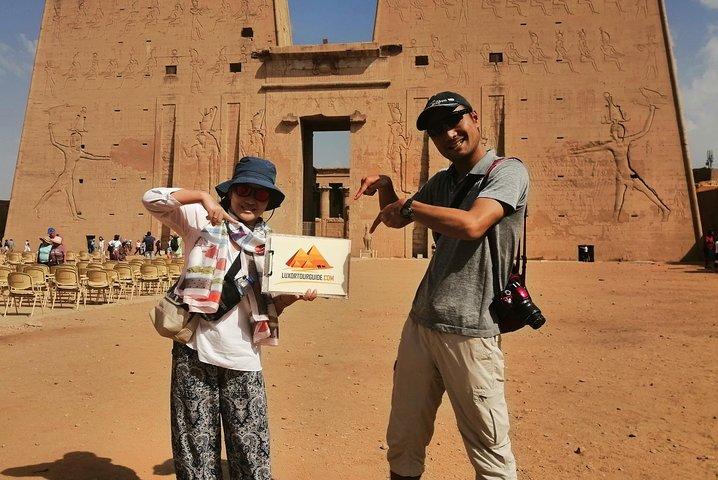 Dagstur till Edfu & Kom Ombo templen från Luxor och släpp av i Aswan eller Luxor