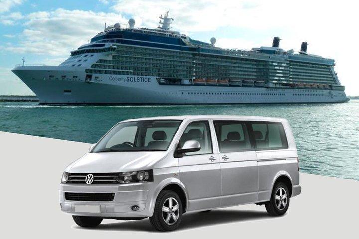 Londres a Southampton Cruise Terminals Transporte privado de minivan