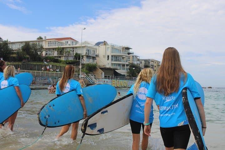 Surfing Lessons on Sydney's Bondi Beach