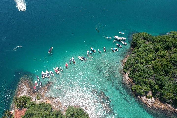 Balade partagée en hors-bord - Itinéraire Super Lagoa Azul