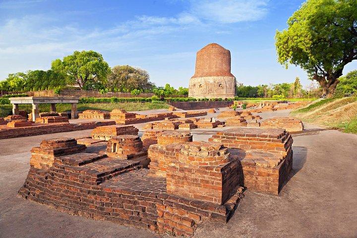 Gita di un giorno a Varanasi con Chaukhandi Stupa, Dhamek Stupa e cerimonia del Ganga Aarti