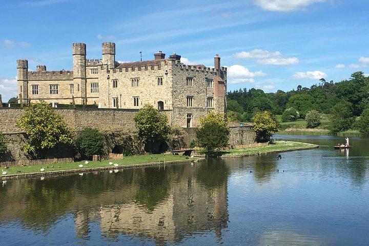 Porto de cruzeiros de Londres para Dover via transferência privada para o Castelo de Leeds