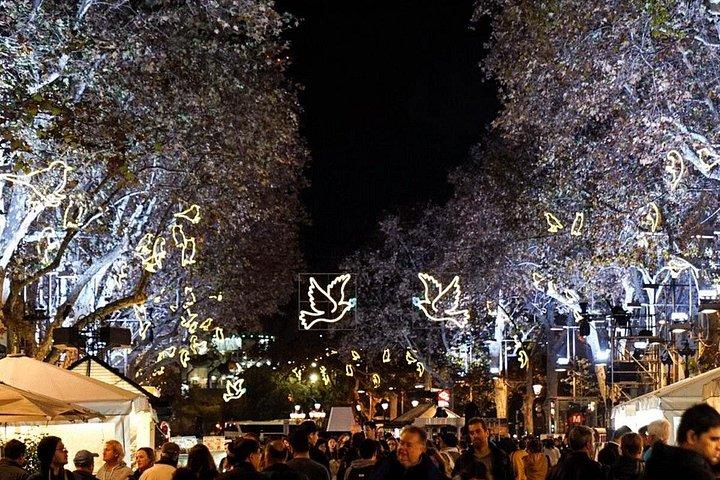 バルセロナプライベートクリスマスツアー：大聖堂、市場、チュロス