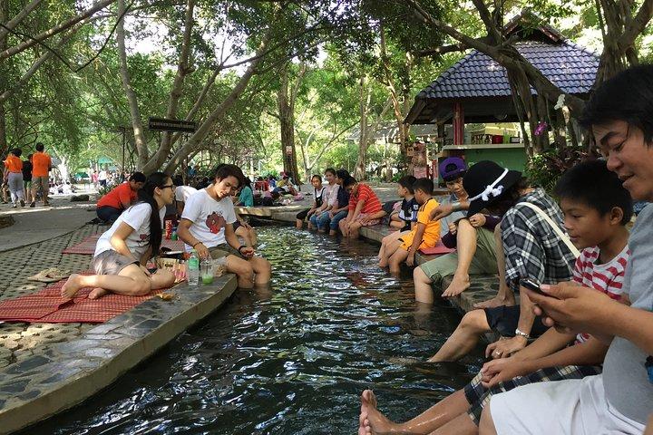 San Kamphaeng Hot Springs Tour med Thai Håndværk Village Besøg