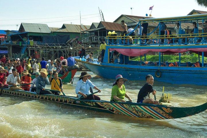 Excursão privada: excursão de dia inteiro à montanha Kulen e lago Tonle Sap