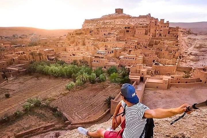 Excursion privée de luxe dans le désert de 3 jours de Fès à Marrakech