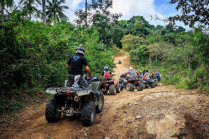プーケット ATV バイク (スカイライン ジップライン アドベンチャー付き)