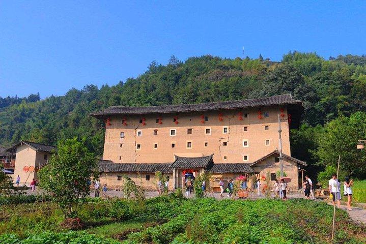 Excursão privada de dia de Xiamen a Tianluokeng Tulou e à antiga vila de Yunshuiyao