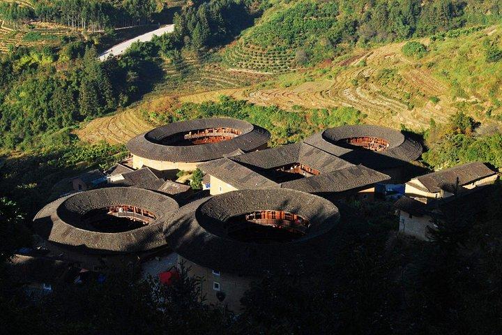 Xiamen Private Day Tour to Tianluokeng Tulou Cluster and Hongkeng Tulou