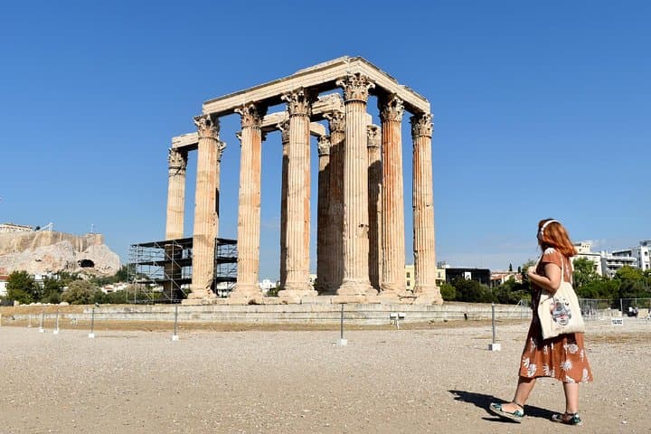 Temple of Olympian Zeus: E-Ticket with Audio Tour on Your Phone