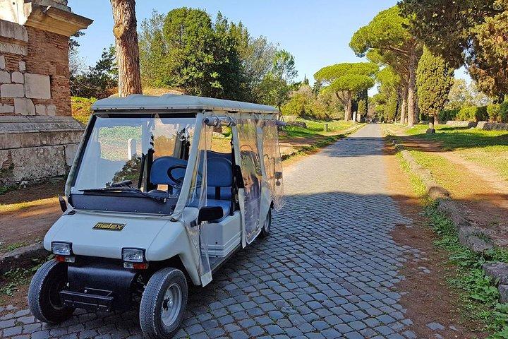 Private Appian Way (Appia Antica) Tour in Rome met de golfkar
