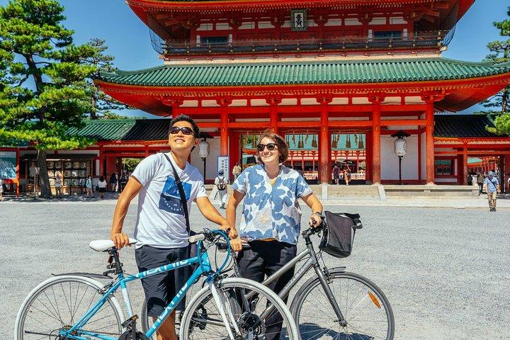 La beauté de Kyoto à vélo : visite privée