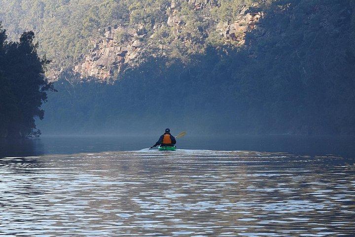 Wilderness kayak adventure with gourmet food